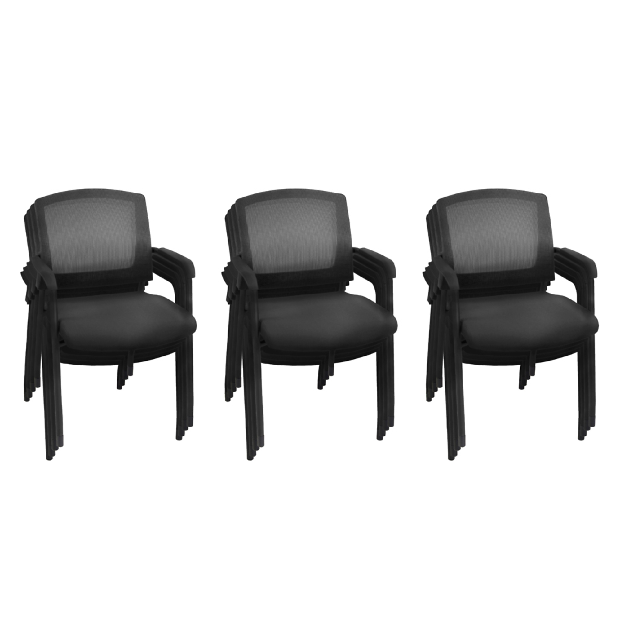 Regency Furniture, Multi-Purpose Office Side Training Chair Black, Included (qty.) 12 Model# 5675BK12PK